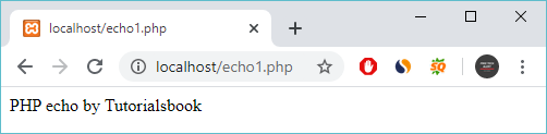 PHP echo output