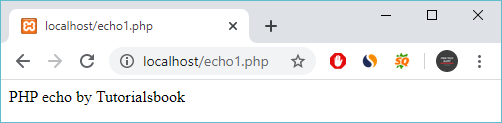 php echo html file