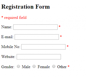 PHP Form Validation - Tutorialsbook