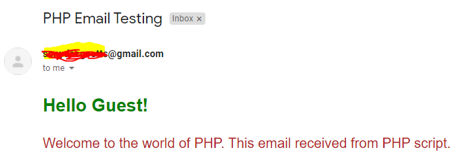 PHP html formatted mail