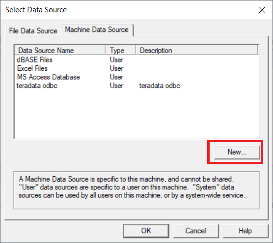 Teradata odbc new